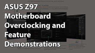 ASUS Z97 Feature Demonstration  AutoTuning FanXpert III 5Way Optimization UEFI [upl. by Akiemehs171]