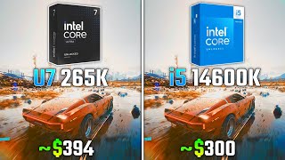 INTEL ULTRA 7 265K vs INTEL i514600K  Test in 6 Games [upl. by Pinckney]