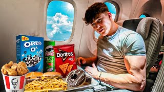 10000 Calorie Challenge On A Plane [upl. by Leach121]