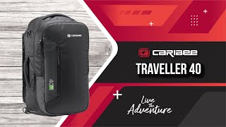 Product Tour 2  Traveller 40 CarryOn Backpack  Caribee [upl. by Beebe319]