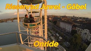 Riesenrad Juwel Göbel Onride Video von der Mainzer Johannisnacht 2018 [upl. by Irrab196]