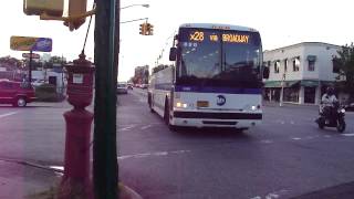 MTA NYCT Bus 2011 Prevost X345 X28 Express Bus 2463 at 7th Ave86th St [upl. by Lamberto]