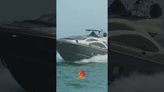 Conquering the Storm Yacht Defies Rough Seas at Haulover Inlet with Raw Power [upl. by Ecirtaeb]