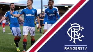 GOAL  Andy Halliday  Airdrieonians 05 Rangers [upl. by Maritsa]