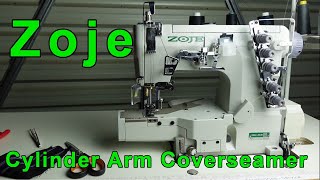 zoje A6000 sewing machine Singal needle direct drive lockstitch sewing machine zojesewingtutorial [upl. by Laehpar]