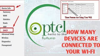 How Many Devices Or Users Are Connected To Your WiFi PTCL WiFi [upl. by Nolyd]