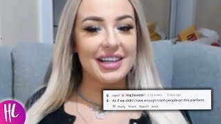 Tana Mongeau Facing Backlash After Twitch Debut  Hollywoodlife [upl. by Imotas]