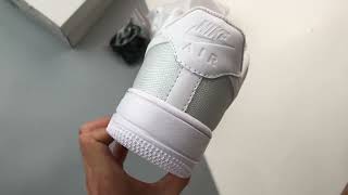 Nike Air Force 1 Flyknit 2 White Pure Platinum AV3042 100 [upl. by Ardiek]