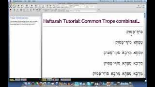 Haftarah Tutorial  All Combinations [upl. by Atilrahc]