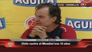 Conferencia de Bielsa tras el gran triunfo en Colombia [upl. by Langill914]