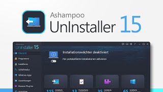 Ashampoo UnInstaller 15  Programme restlos deinstallieren  Programmvorstellung [upl. by Andee187]