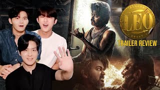 Korean Reacts to LEO Official Trailer  Vijay  Korean Dost [upl. by Gassman743]