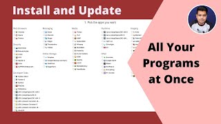 Install Multiple PC Applications At Once  Install Multiple Apps at Once  Multiple App Installer [upl. by Stefa19]