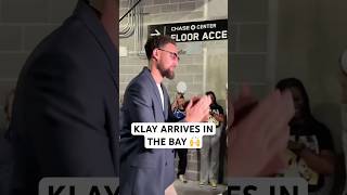 400 warriors employees welcomed Klay back to The Bay 👏 [upl. by Esiuqram221]