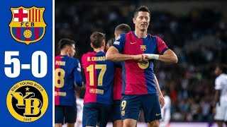 FC Barcelona vs Young Boys  Champions League Clash  Full Match Highlights amp Analysis [upl. by Gardner]