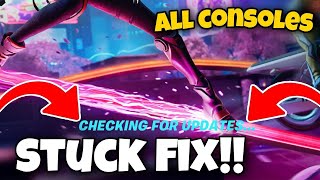 How To Fix Fortnite Chapter 4 Stuck on Checking For Updates on PS4 PS5 Xbox [upl. by Keslie816]