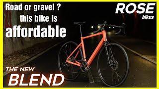 New rose blend 2024  mixes road and gravel bike into single super affordable alloy platform [upl. by Ajnin]