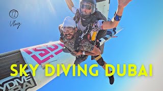 Dubai Skydiving Experience  Cost and everything else you need to know  UAE Part  5  Sahib Travel [upl. by Tsepmet]