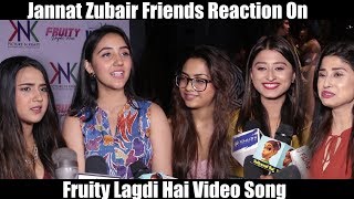 Fruity Lagdi Hai Song Reaction By Jannat Zubair Closest Friends [upl. by Hcaz]