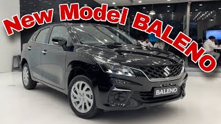 New Model BALENO BLACK COLOUR DETAILED REVIEW  NEW BALENO BLACK 2024 [upl. by Bradleigh695]