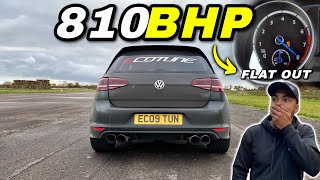 THE GOLF R FROM HELL 800BHP FULL THROTTLE PULLS [upl. by Eirrak]