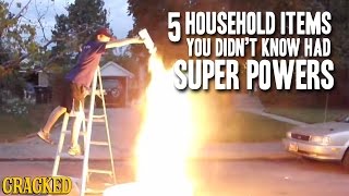 5 Household Items You Didnt Know Had Super Powers  The Spit Take [upl. by Ahsito]