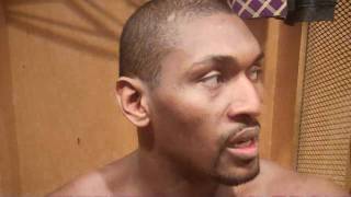 PostGame InterviewDallasLA Game 4 2011 NBA PlayoffsRon Artest [upl. by Dreeda]