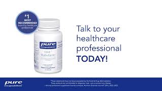 O N E Multivitamin from PURE [upl. by Gniliem]