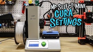 3D Printing Monoprice Mini Select Cura Settings [upl. by Eiduam481]