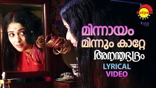 Minnayam Minnum Katte  Lyrical Video Song  Ananthabhadram  Kavya Madhavan  Prithviraj [upl. by Ailime]