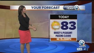 South Florida Monday afternoon forecast 101016 [upl. by Brandie]