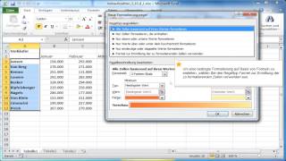 Excel Formeln nutzen um eine Formatierung zu gestalten [upl. by Emmalynn]