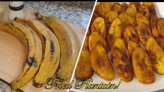 Fried ripe plantains Sweet Ripe Plantains Koch Banana recipe easy fried ripe plantains Dodo [upl. by Anitsud]