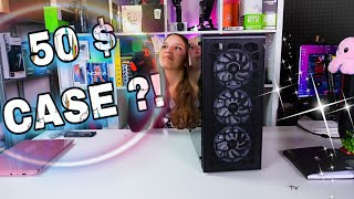 50  for COMPUTER CASE with 4 RGB FANS  Kolink Observatory Lite Mesh Review [upl. by Ykcin680]