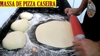 MASSA DE PIZZA CASEIRA I MASSA PROFISSIONAL FEITA EM CASA [upl. by Lucky]