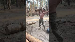 This Soldier Lifts a 160POUND Dumbell🤯 [upl. by Hanae]