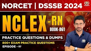 NORCET  DSSSB  NCLEX Based Questions  NCLEXRN Questions and Answers  7 Nursing Experts [upl. by Cthrine]