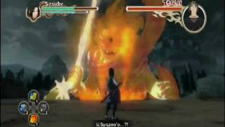 Sasuke vs Itachi Naruto Shippuden Ultimate Ninja Storm [upl. by Ycinuq]