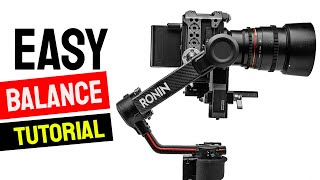 DJI RS2  The Easy balance tutorial [upl. by Enida566]