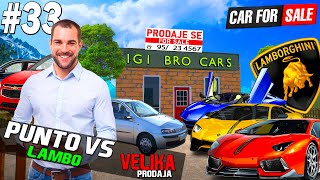 TRKA PUNTO vs LAMBO PRODAO 5 LAMBORGHINIJA ZARADIO Car for sale simulator EP33 [upl. by Yoo854]