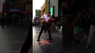 One of our most full out dance in public  Enola Bedard amp Marlon youtubeshorts [upl. by Snahc]