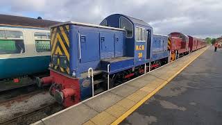 Attending Wensleydale Railway Industrial Event on Bank Holiday Monday 26th August 24 Part 1 [upl. by Neron]