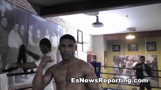 gamboa vs crawford yuriorkis got it all power speed heart boxing iq EsNews [upl. by Hertzfeld639]