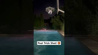 7 year old basketball pool trick shot Trickshot trickshots bball [upl. by Vale]