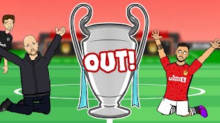 😂MAN UTD ARE OUT OF EUROPE😂 01 vs Bayern Parody Goals Highlights Champions League 2023 [upl. by Spence]