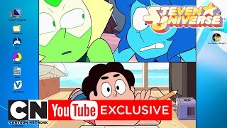 Steven Universe  Webisode Videocalling Peridot  Cartoon Network Africa [upl. by Gnues]