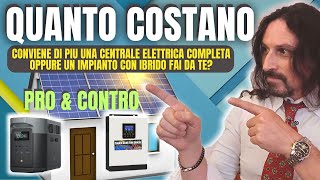 PRO amp CONTRO per due tipi di Impianti Solari faidate offgrid per il fotovoltaico ecoflow vevor [upl. by Nelad674]