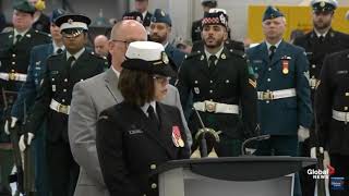 God Save The Queen amp Vice Regal Salute  D Day 75th Anniversary 2019 Canada [upl. by Venn]