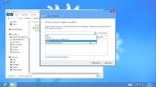 Netzwerkfreigaben unter Windows 8 einrichten  deutsch  german [upl. by Shanda]