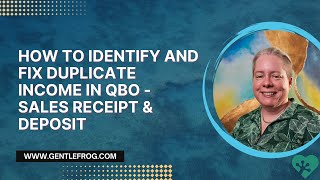 How to Identify and Fix Duplicate Income in QuickBooks Online  Sales Receipt amp Deposit [upl. by Farl257]